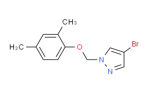 CAS No. 1707374-56-8, 4-Bromo-1-((2,4-dimethylphenoxy)methyl)-1H-pyrazole