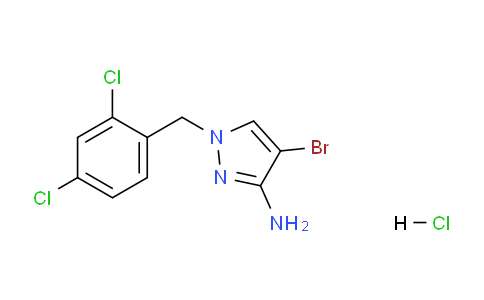 CAS No. 1332531-42-6, 4-Bromo-1-(2,4-dichlorobenzyl)-1H-pyrazol-3-amine hydrochloride