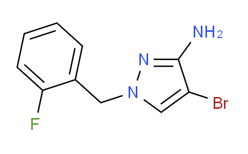 CAS No. 1001757-56-7, 4-Bromo-1-(2-fluorobenzyl)-1H-pyrazol-3-amine