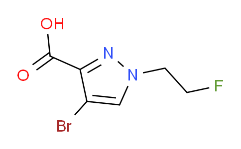 CAS No. 1429417-54-8, 4-Bromo-1-(2-fluoroethyl)-1H-pyrazole-3-carboxylic acid