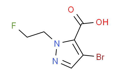 CAS No. 1429419-24-8, 4-Bromo-1-(2-fluoroethyl)-1H-pyrazole-5-carboxylic acid