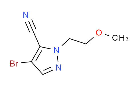 CAS No. 1710696-19-7, 4-Bromo-1-(2-methoxyethyl)-1H-pyrazole-5-carbonitrile