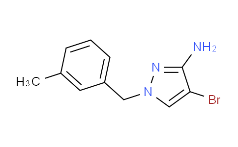 CAS No. 1004451-94-8, 4-Bromo-1-(3-methylbenzyl)-1H-pyrazol-3-amine