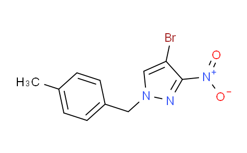 CAS No. 957354-44-8, 4-Bromo-1-(4-methylbenzyl)-3-nitro-1H-pyrazole