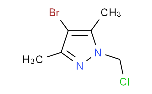 CAS No. 51355-84-1, 4-Bromo-1-(chloromethyl)-3,5-dimethyl-1H-pyrazole