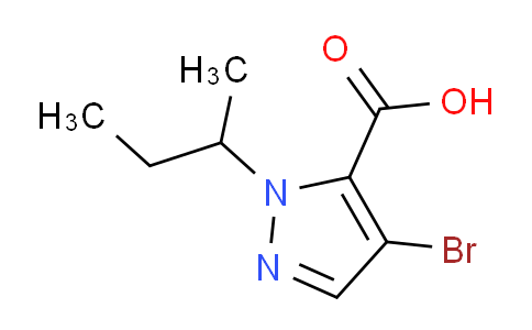 CAS No. 1006494-01-4, 4-Bromo-1-(sec-butyl)-1H-pyrazole-5-carboxylic acid