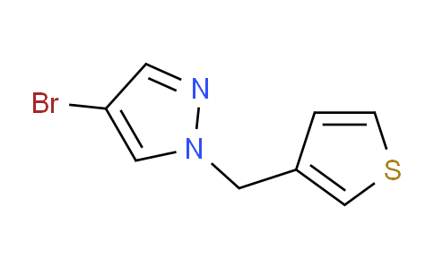 CAS No. 1179298-72-6, 4-Bromo-1-(thiophen-3-ylmethyl)-1H-pyrazole