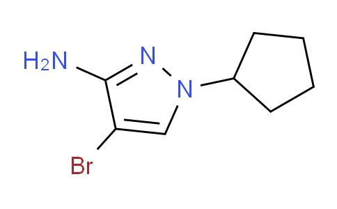 CAS No. 1006470-56-9, 4-Bromo-1-cyclopentyl-1H-pyrazol-3-amine
