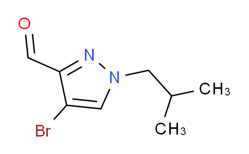 CAS No. 1708169-34-9, 4-Bromo-1-isobutyl-1H-pyrazole-3-carbaldehyde