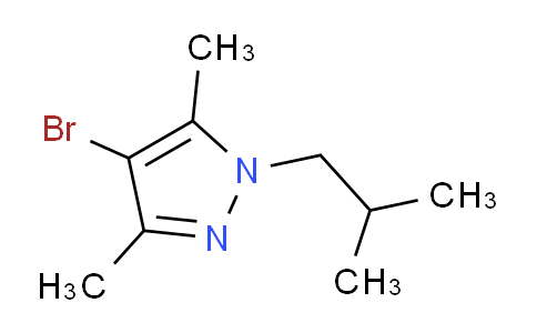CAS No. 1171526-62-7, 4-Bromo-1-isobutyl-3,5-dimethyl-1H-pyrazole