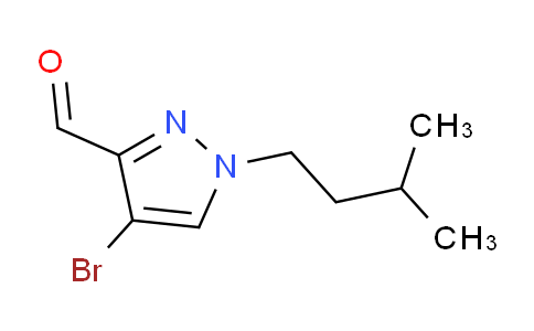 CAS No. 1708437-32-4, 4-Bromo-1-isopentyl-1H-pyrazole-3-carbaldehyde