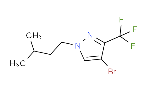 CAS No. 1845690-56-3, 4-Bromo-1-isopentyl-3-(trifluoromethyl)-1H-pyrazole