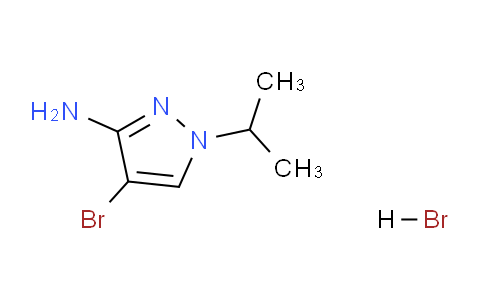 CAS No. 1197234-51-7, 4-Bromo-1-isopropyl-1H-pyrazol-3-amine hydrobromide