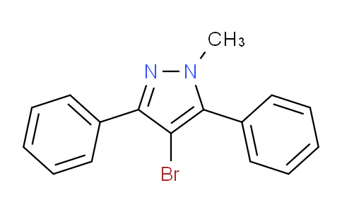 CAS No. 57389-74-9, 4-Bromo-1-methyl-3,5-diphenyl-1H-pyrazole