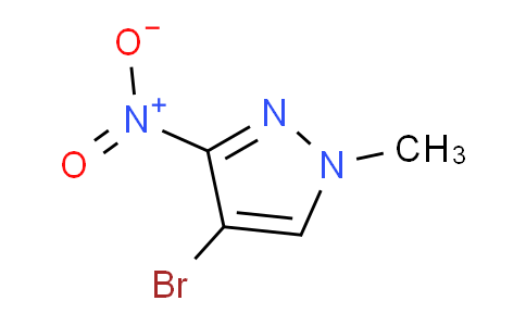 CAS No. 89607-12-5, 4-Bromo-1-methyl-3-nitro-1H-pyrazole