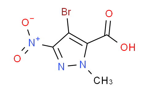 CAS No. 84547-89-7, 4-Bromo-1-methyl-3-nitro-1H-pyrazole-5-carboxylic acid