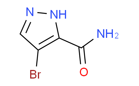 CAS No. 1146951-57-6, 4-Bromo-1H-pyrazole-5-carboxamide