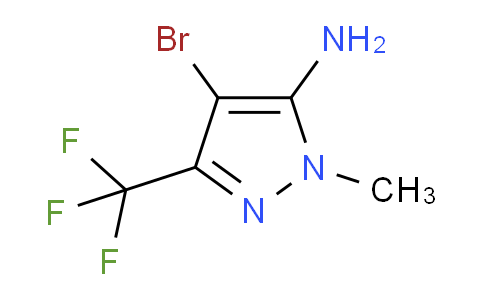 CAS No. 1349718-77-9, 4-Bromo-2-methyl-5-trifluoromethyl-2H-pyrazol-3-ylamine