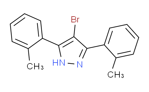 CAS No. 1238259-91-0, 4-Bromo-3,5-di-o-tolyl-1H-pyrazole