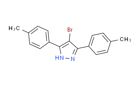 CAS No. 1159988-74-5, 4-Bromo-3,5-di-p-tolyl-1H-pyrazole
