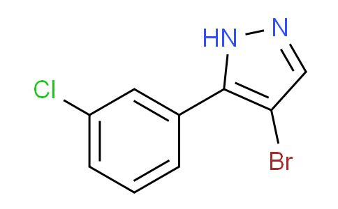 CAS No. 149739-38-8, 4-Bromo-3-(3-chlorophenyl)-1H-pyrazole