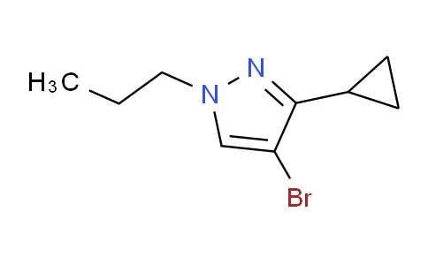 CAS No. 1245773-16-3, 4-Bromo-3-cyclopropyl-1-propyl-1H-pyrazole
