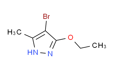 CAS No. 337915-60-3, 4-Bromo-3-ethoxy-5-methyl-1H-pyrazole
