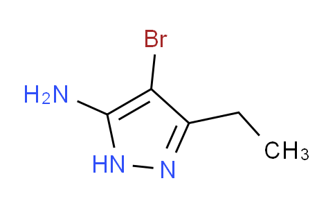 CAS No. 1376333-10-6, 4-Bromo-3-ethyl-1H-pyrazol-5-amine