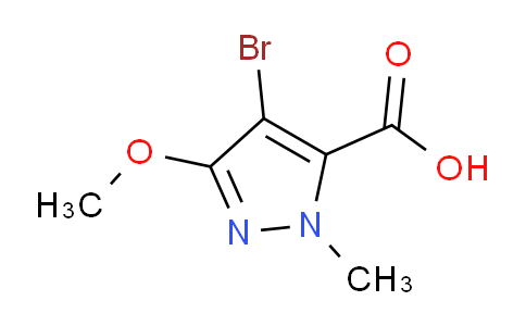 CAS No. 1782401-90-4, 4-Bromo-3-methoxy-1-methyl-1H-pyrazole-5-carboxylic acid