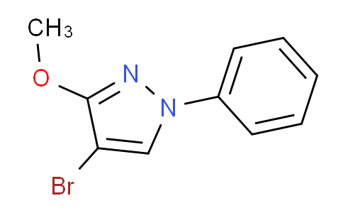 CAS No. 168820-17-5, 4-Bromo-3-methoxy-1-phenyl-1H-pyrazole