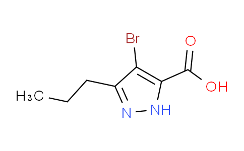 CAS No. 1340469-99-9, 4-Bromo-3-propyl-1H-pyrazole-5-carboxylic acid
