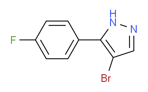 CAS No. 474706-36-0, 4-Bromo-5-(4-fluorophenyl)-1H-pyrazole