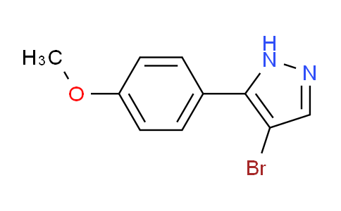 CAS No. 474706-38-2, 4-Bromo-5-(4-methoxyphenyl)-1H-pyrazole