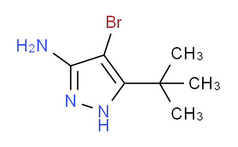 CAS No. 110086-18-5, 4-Bromo-5-(tert-butyl)-1H-pyrazol-3-amine