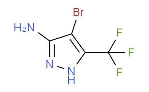 CAS No. 1239163-70-2, 4-Bromo-5-(trifluoromethyl)-1H-pyrazol-3-amine