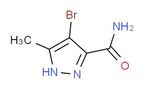 CAS No. 32258-58-5, 4-Bromo-5-methyl-1H-pyrazole-3-carboxamide