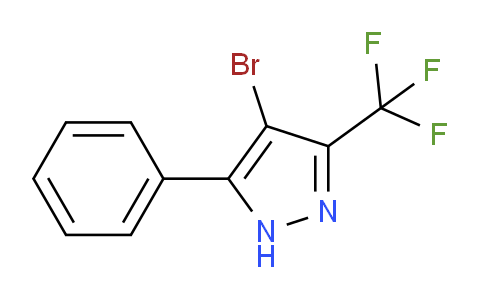 CAS No. 230295-07-5, 4-Bromo-5-phenyl-3-(trifluoromethyl)-1H-pyrazole
