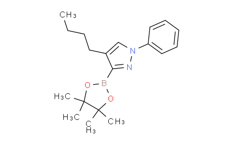 CAS No. 1002334-09-9, 4-Butyl-1-phenyl-3-(4,4,5,5-tetramethyl-1,3,2-dioxaborolan-2-yl)-1H-pyrazole