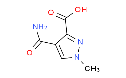 CAS No. 1006458-39-4, 4-Carbamoyl-1-methyl-1H-pyrazole-3-carboxylic acid