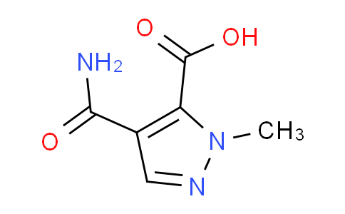 CAS No. 1006484-27-0, 4-Carbamoyl-1-methyl-1H-pyrazole-5-carboxylic acid