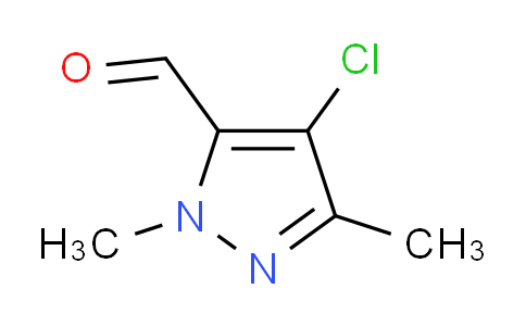 CAS No. 1227241-53-3, 4-Chloro-1,3-dimethyl-1H-pyrazole-5-carbaldehyde