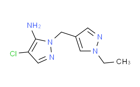 CAS No. 1171148-73-4, 4-Chloro-1-((1-ethyl-1H-pyrazol-4-yl)methyl)-1H-pyrazol-5-amine