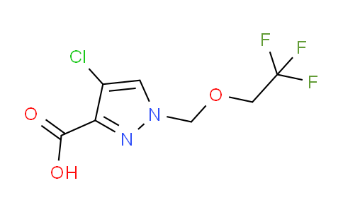 CAS No. 1172300-30-9, 4-Chloro-1-((2,2,2-trifluoroethoxy)methyl)-1H-pyrazole-3-carboxylic acid