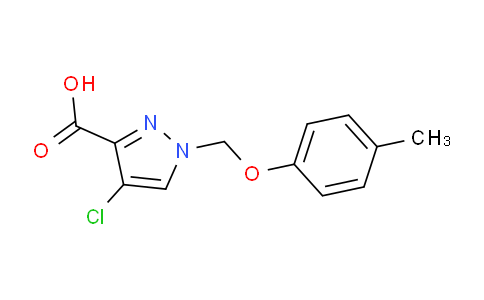 CAS No. 1006444-40-1, 4-Chloro-1-((p-tolyloxy)methyl)-1H-pyrazole-3-carboxylic acid