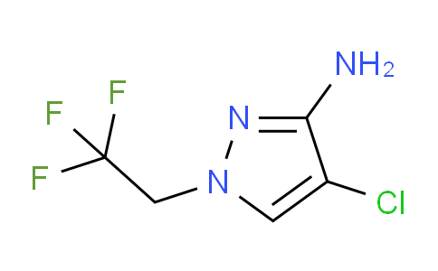CAS No. 1006448-56-1, 4-Chloro-1-(2,2,2-trifluoroethyl)-1H-pyrazol-3-amine