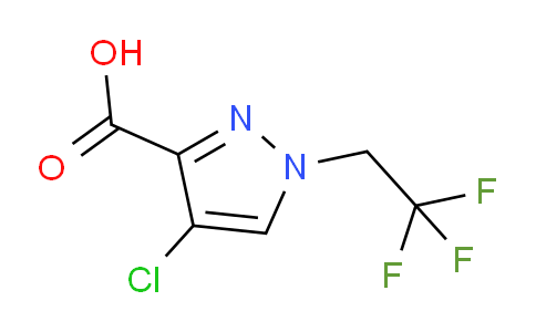 CAS No. 1006448-63-0, 4-Chloro-1-(2,2,2-trifluoroethyl)-1H-pyrazole-3-carboxylic acid