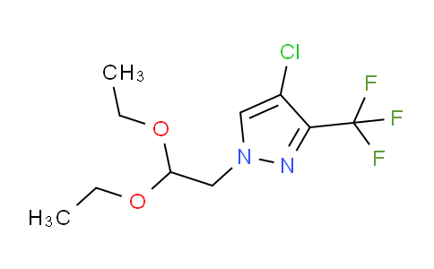 CAS No. 925147-32-6, 4-Chloro-1-(2,2-diethoxyethyl)-3-(trifluoromethyl)-1H-pyrazole