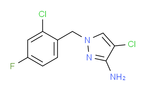 CAS No. 956395-96-3, 4-Chloro-1-(2-chloro-4-fluorobenzyl)-1H-pyrazol-3-amine