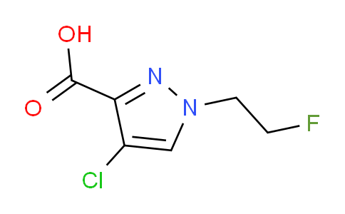 CAS No. 1429417-52-6, 4-Chloro-1-(2-fluoroethyl)-1H-pyrazole-3-carboxylic acid