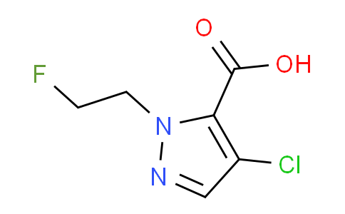 CAS No. 1429417-98-0, 4-Chloro-1-(2-fluoroethyl)-1H-pyrazole-5-carboxylic acid